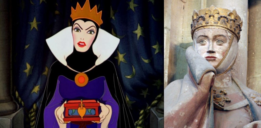 Blanche-Neige et les Sept Nains, 1937, studios Disney / Maître de Naumburg, Uta von Naumburg, 1243-1249