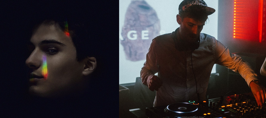 Gauche : Neanticones © Moji O'Jude Mastering Valentin Ammann / Droite : Plage 84 © Sandro Lacopino