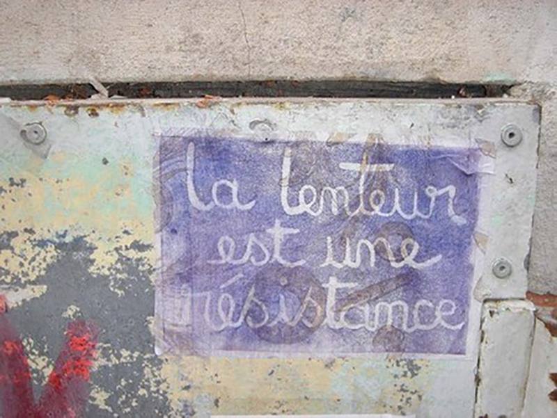 Lenteur slow alternatif mode de vie