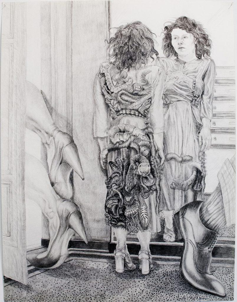 Balance-à-peser apaisée #2 (série de 3 dessins), 2014 ©Cornelia Eichorn