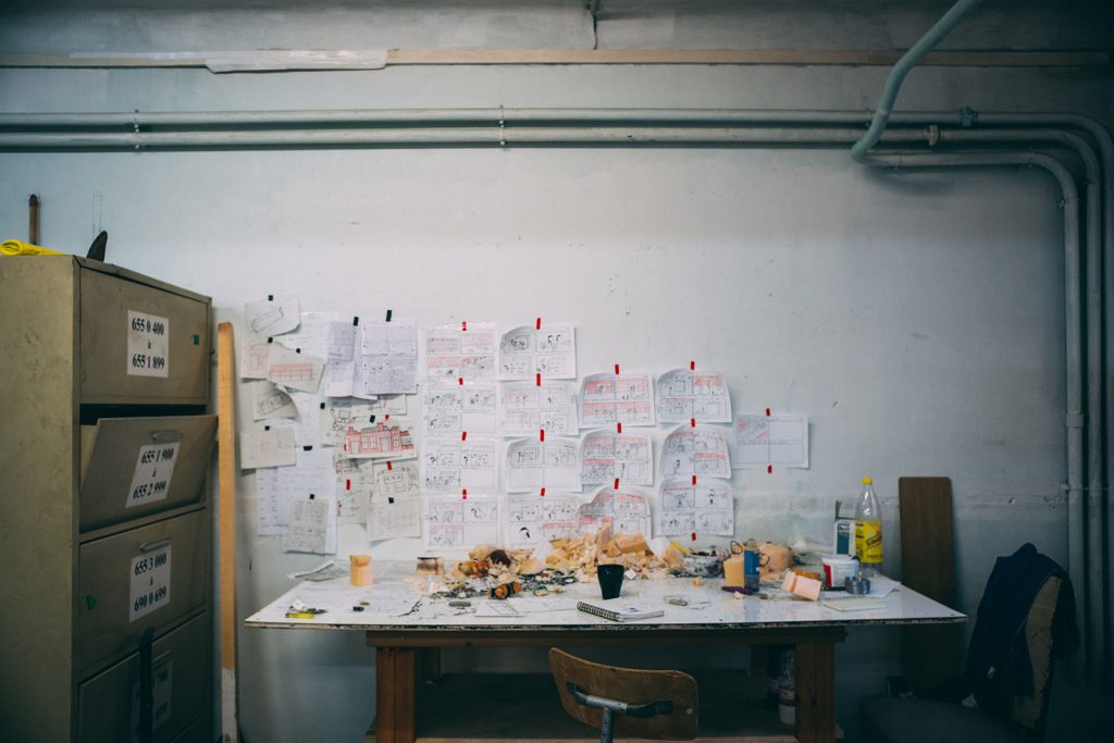 Atelier Résidence temporaire de Josselin Beliah, Shakirail ©Mathis D'Angelo