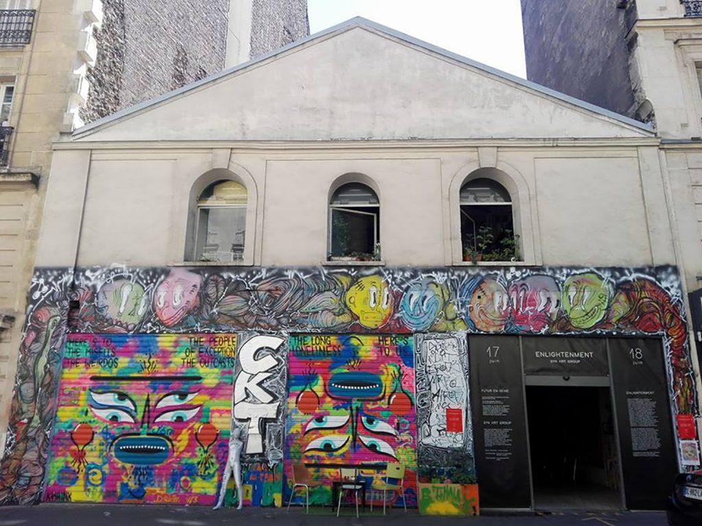 Façade de La Capela, par KASHINK, les enfants du quartier, et Samy Samy