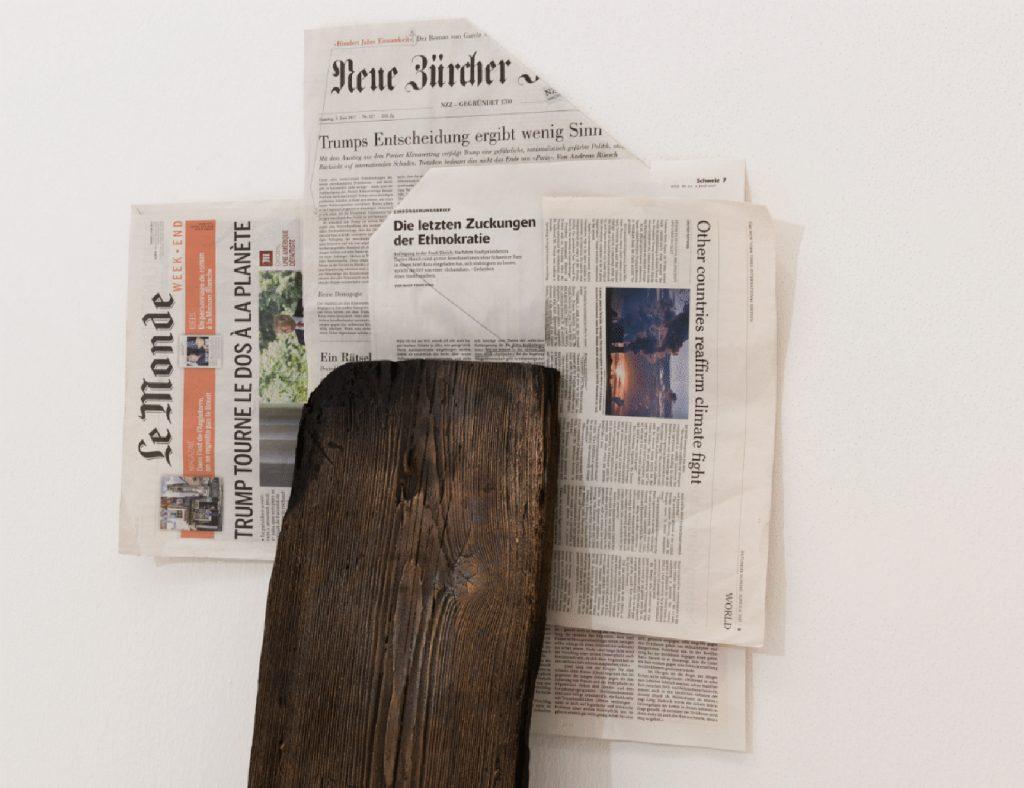 Memories of a Bird (Newspapers), I, 2017 ©Vittorio Santoro.