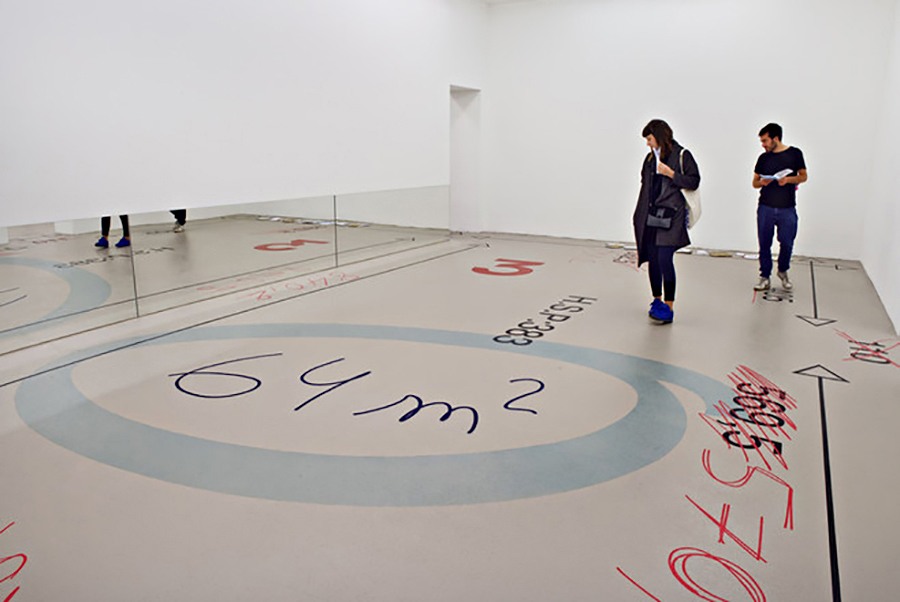 Éléonore Pani-Zavaroni, Deambulatio (2017), Rendez-vous (2017) ; Marion Robin, Dans le plan, 2017 © Blaise Adilon