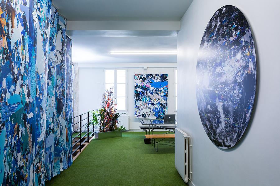 Mathieu Merlet Briand, Environment, exhibition view, solo show, 2017