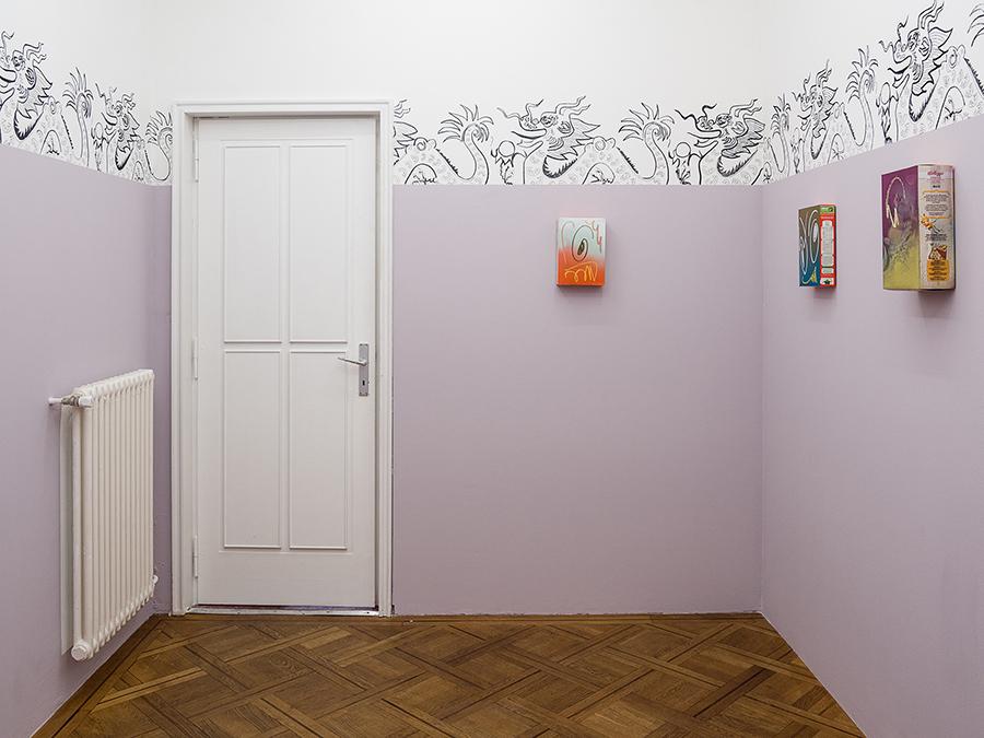 Lauren Coullard, Break(Feast), exhibition view, solo show, Silicon Malley, 2017