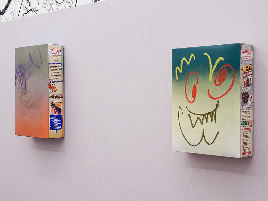 Lauren Coullard, Break(Feast), exhibition view, solo show, Silicon Malley, 2017