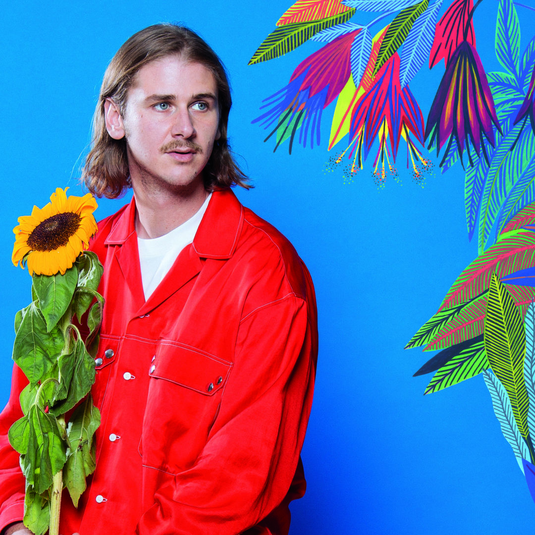 Pochette du premier album de Voyou, Les bruits de la ville (©Camille Dronne)