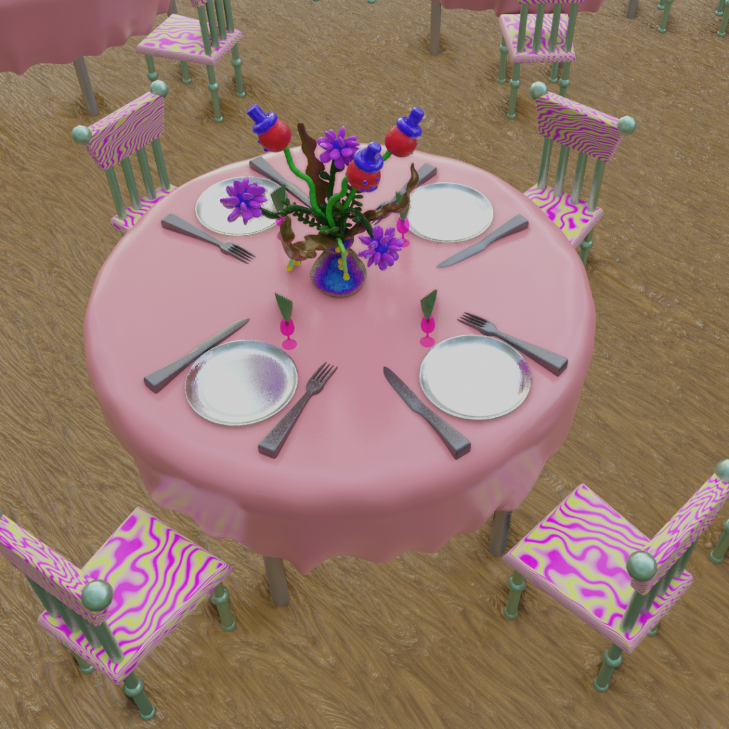 Salle d'une fête